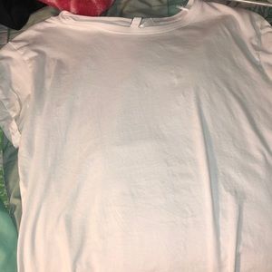 Plain white shirt